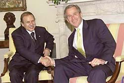 Bouteflika et  Bush