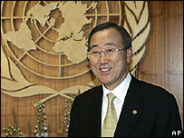 Ban Ki-moon � la t�te de l'ONU