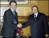 Bouteflika et Romano Prodi