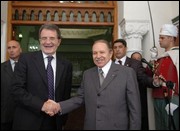 Bouteflika et Romano Prodi
