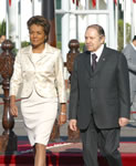 Bouteflika et Michaelle Jean
