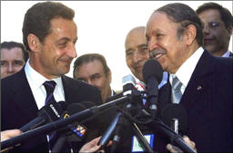 Nicolas Sarkozy s'attaque � l'Alg�rie