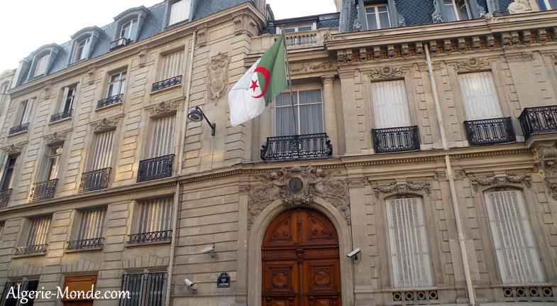 Ambassade d'Algrie  Paris en France