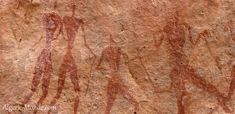 Peinture rupestre au Tassili n'Ajjer