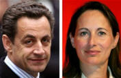 S&eacute;gol&egrave;ne Royal et Nicolas Sarkozy