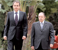 Bouteflika et Zapatero