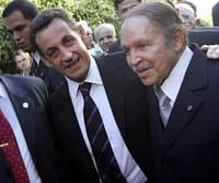 Nicolas Sarkozy en Algérie