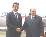 Bouteflika et Sarkozy
