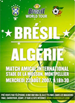 match football Algérie Brésil