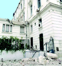 effondrement de la cchambre de commerce a Alger