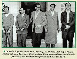 Les chefs historiqes du FLN