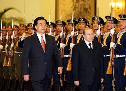 Bouteflika en Chine