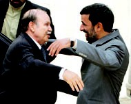 Bouteflika et Ahmadinejad