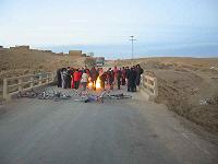 Route bloquee