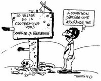 les habitants dans le desarroi