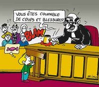 un enfant de 5 ans condamne pour coups et blessures