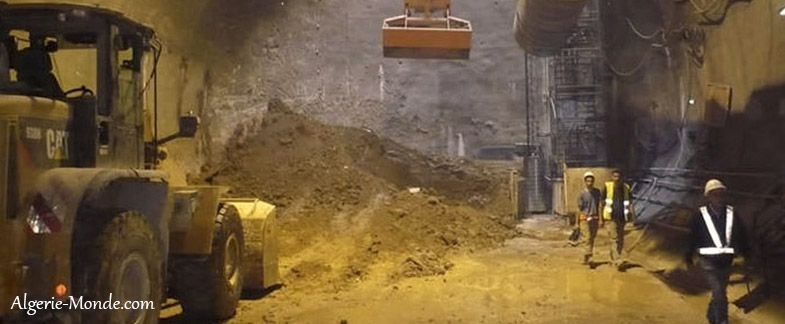 Construction du Mtro d'Alger