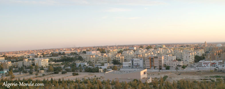 Vue d'ensemble de la ville de Biskra